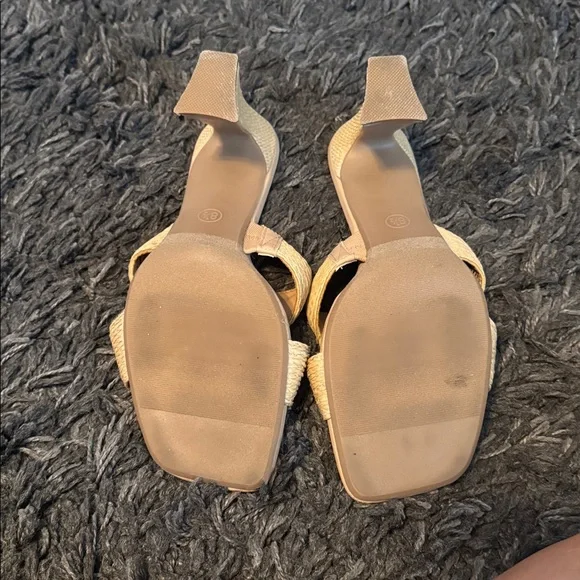 A New Day Cream Woven Slide Sandals sz 8.5 - Picture 5 of 5